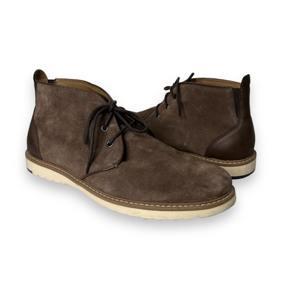 Artefact Stitchfix Men’s Taupe Suede Leather Lace-Up Chukka Boot 10 - Picture 1 of 8
